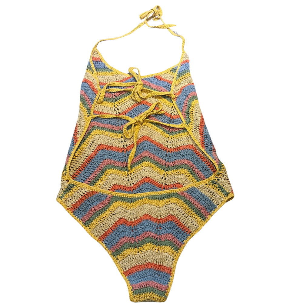 All That Remains Limited Edition Crochet Knit One Piece Swimsuit Size S/M